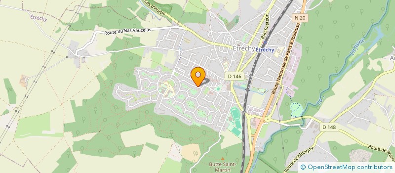 localisation de l'entreprise MADAME NATHALIE VALLEE à ETRECHY