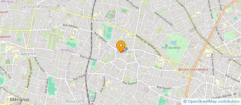 localisation de l'entreprise MADAME NATHALIE VALLI à BORDEAUX