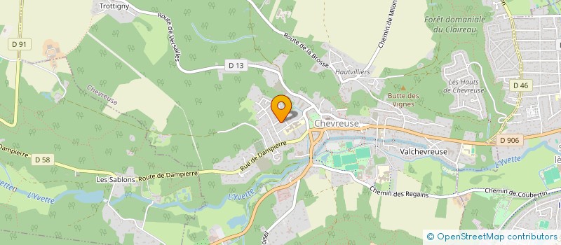 localisation de l'entreprise MADAME NATHALIE VAN SPAANDONCK à CHEVREUSE
