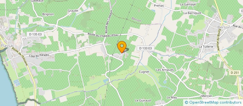 localisation de l'entreprise MADAME NATHALIE VANDENBERGHE à PLASSAC