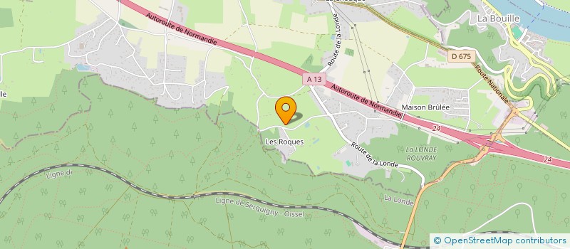 localisation de l'entreprise MADAME NATHALIE VANDERMEERSCH  LA TRINITE-DE-THOUBERVILLE