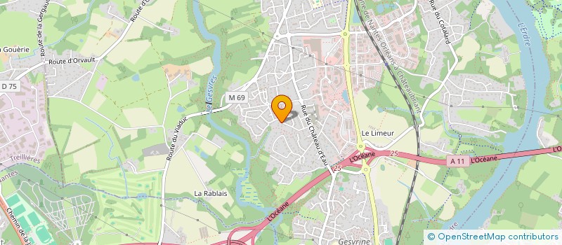 localisation de l'entreprise MADAME NATHALIE VANDERPERRE  LA CHAPELLE-SUR-ERDRE