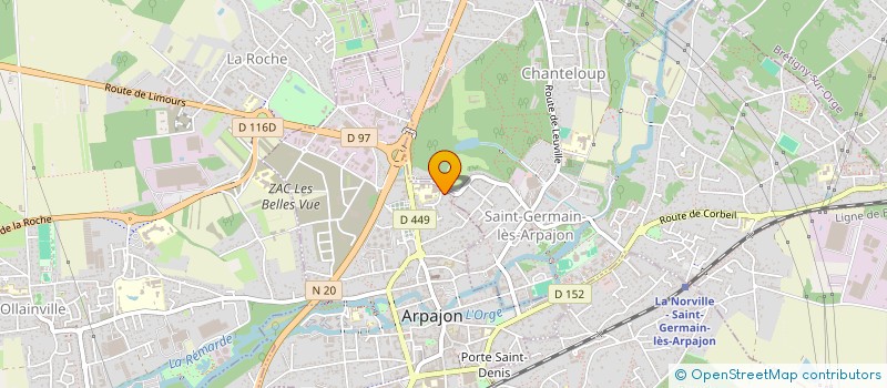 localisation de l'entreprise MADAME NATHALIE VANITOU  ARPAJON