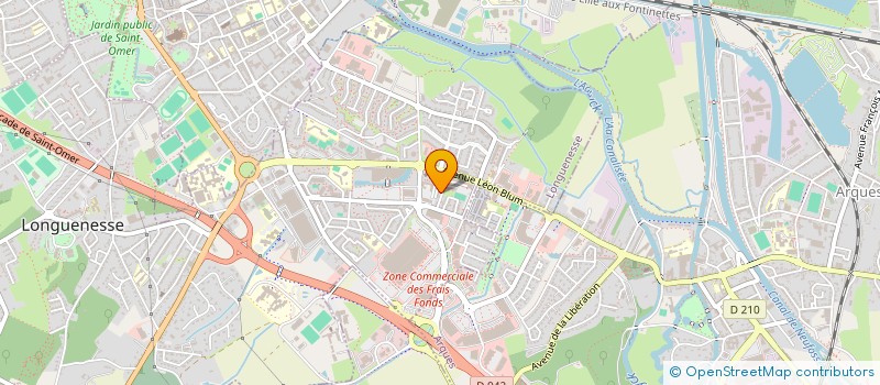 localisation de l'entreprise MADAME NATHALIE VANNESTE  LONGUENESSE