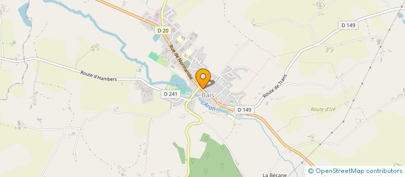 localisation de l'entreprise MADAME NATHALIE VANNIER à BAIS