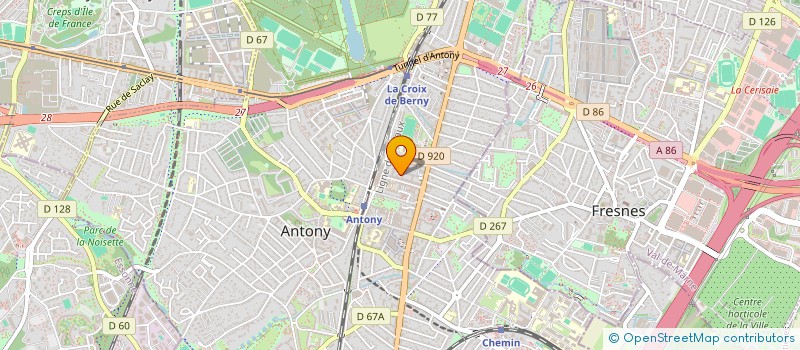 localisation de l'entreprise MADAME NATHALIE VANOY à ANTONY