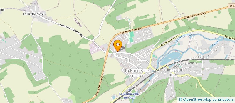 localisation de l'entreprise MADAME NATHALIE VARANGLE à LA BONNEVILLE-SUR-ITON