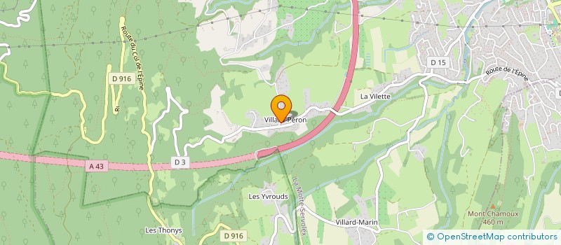 localisation de l'entreprise MADAME NATHALIE VASSAUX à LA MOTTE-SERVOLEX
