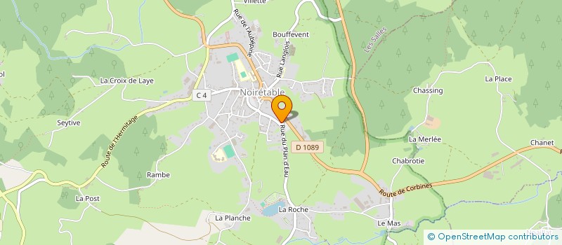 localisation de l'entreprise MADAME NATHALIE VASSEUR  NOIRETABLE