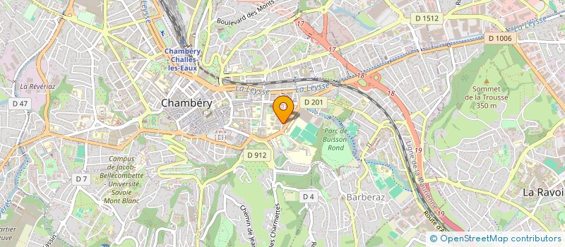 localisation de l'entreprise MADAME NATHALIE VASSEUR à CHAMBERY