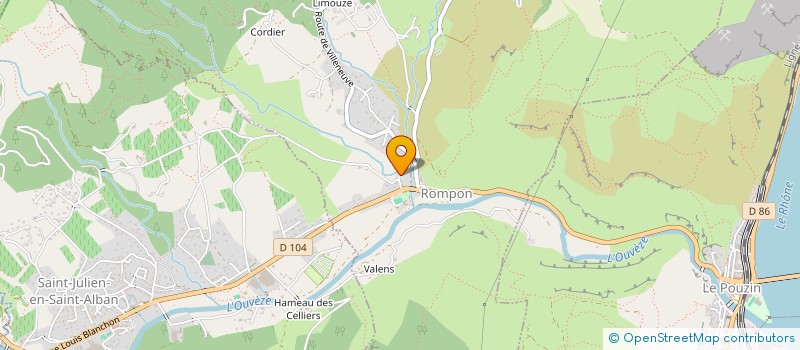 localisation de l'entreprise MADAME NATHALIE VASSEUR  ROMPON