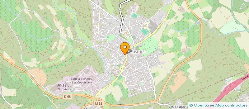 localisation de l'entreprise MADAME NATHALIE VAZQUEZ  CASTRIES