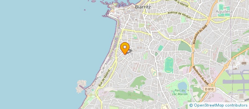 localisation de l'entreprise MADAME NATHALIE VENDOLA  BIARRITZ