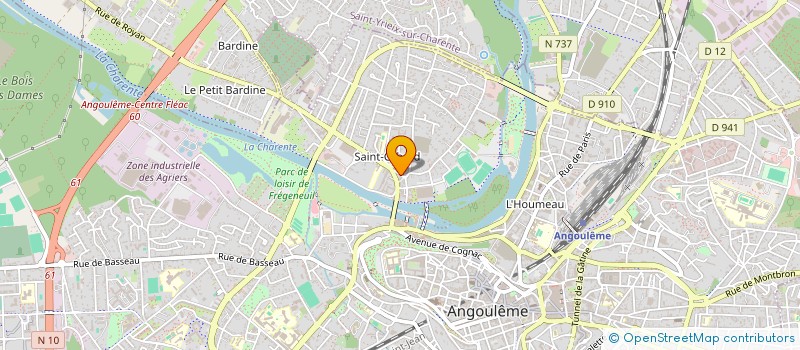 localisation de l'entreprise MADAME NATHALIE VENDOME à ANGOULEME