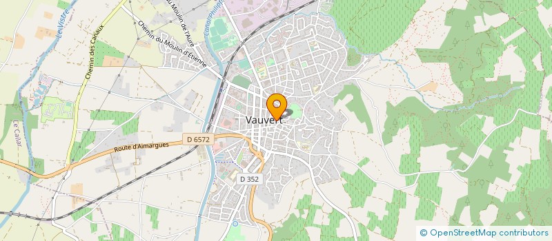 localisation de l'entreprise MADAME NATHALIE VERA  VAUVERT
