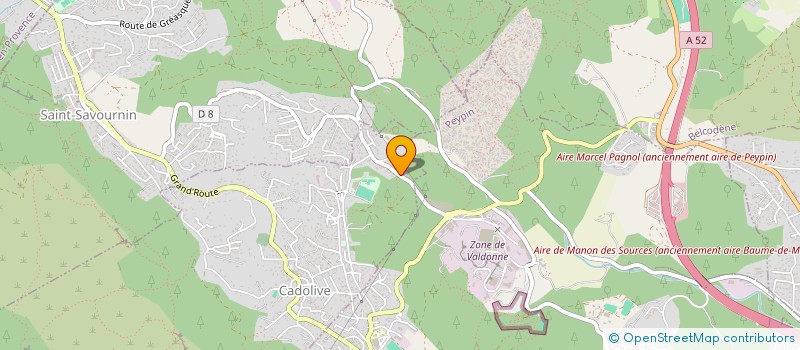 localisation de l'entreprise MADAME NATHALIE VERATTI  CADOLIVE