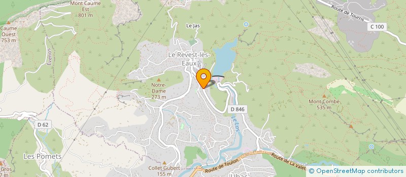 localisation de l'entreprise MADAME NATHALIE VERDEILLE  LE REVEST-LES-EAUX