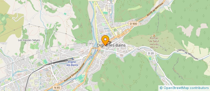 localisation de l'entreprise MADAME NATHALIE VERDIER à DIGNE-LES-BAINS