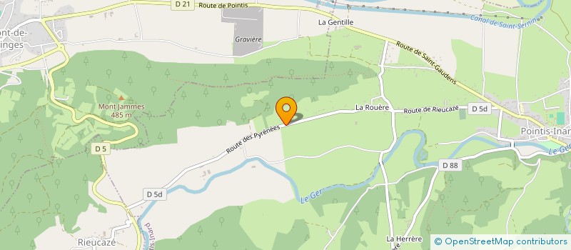 localisation de l'entreprise MADAME NATHALIE VERDON  POINTIS-INARD