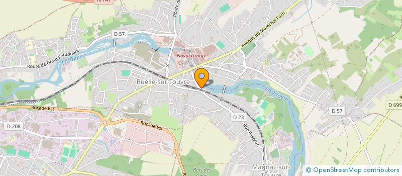 localisation de l'entreprise MADAME NATHALIE VERETOUT  MAGNAC-SUR-TOUVRE