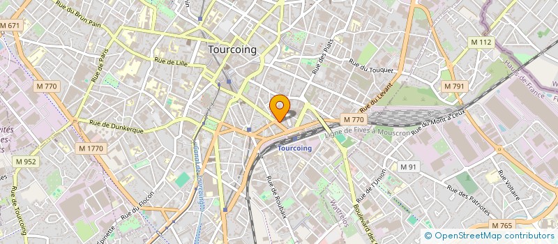 localisation de l'entreprise MADAME NATHALIE VERHELST  BONDUES