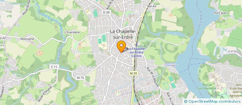 localisation de l'entreprise MADAME NATHALIE VERMEERSCH  LA CHAPELLE-SUR-ERDRE