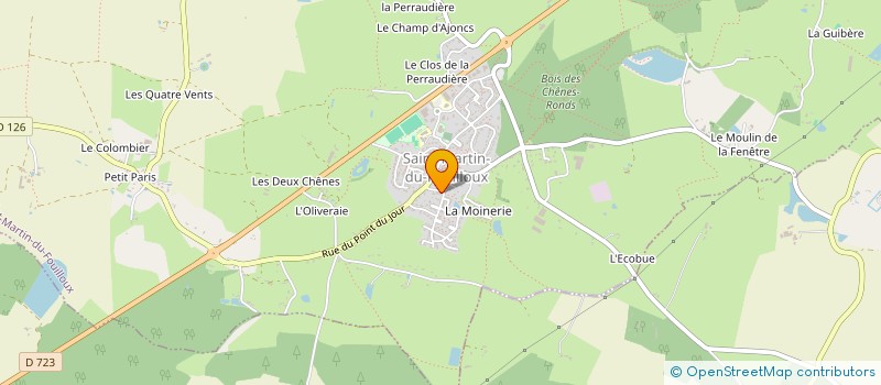 localisation de l'entreprise MADAME NATHALIE VEZIN  SAINT-MARTIN-DU-FOUILLOUX