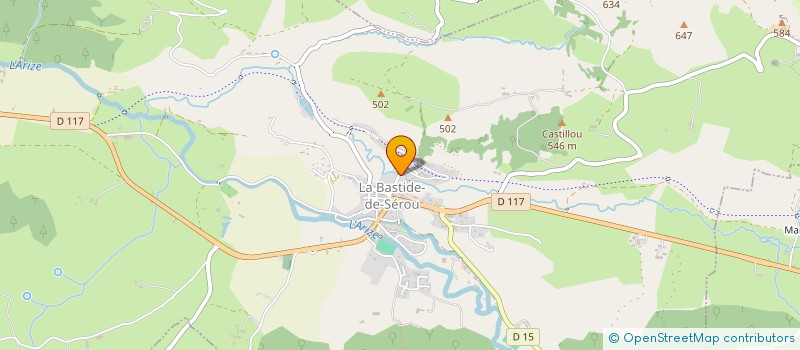 localisation de l'entreprise MADAME NATHALIE VIADER à LA BASTIDE-DE-SEROU