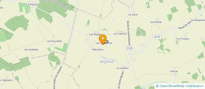 localisation de l'entreprise MADAME NATHALIE VIALA-NOUAILLE  MONTAUT