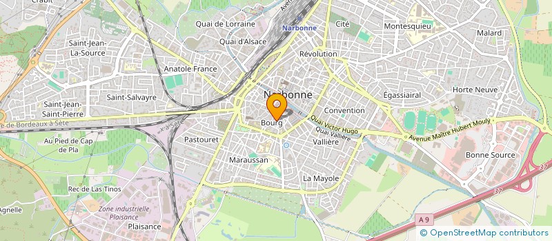 localisation de l'entreprise MADAME NATHALIE VICENTE à NARBONNE