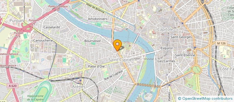 localisation de l'entreprise MADAME NATHALIE VIGNEROL  TOULOUSE