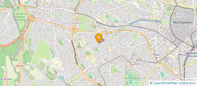 localisation de l'entreprise MADAME NATHALIE VILLARD à MONTPELLIER