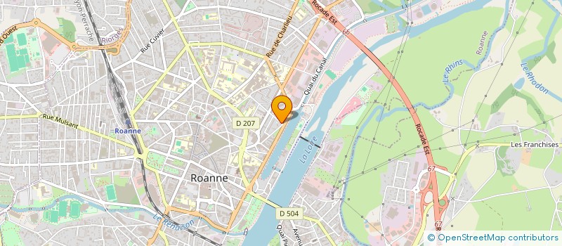 localisation de l'entreprise MADAME NATHALIE VILLEFRANCHE  ROANNE