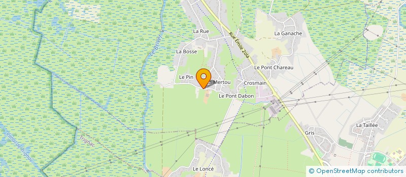 localisation de l'entreprise MADAME NATHALIE VILLENEUVE  SAINT-MALO-DE-GUERSAC