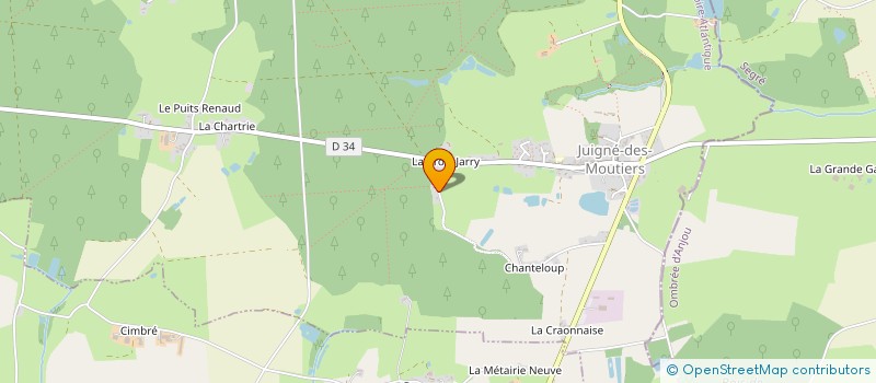 localisation de l'entreprise MADAME NATHALIE VILLERS  LA CHAPELLE-GLAIN