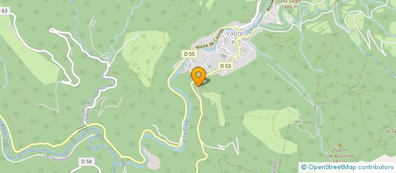 localisation de l'entreprise MADAME NATHALIE VILLIAUME  VABRE