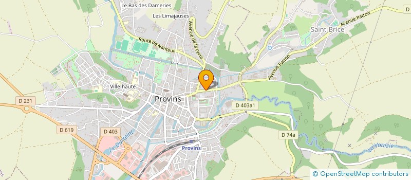 localisation de l'entreprise MADAME NATHALIE VILLIERS  PROVINS