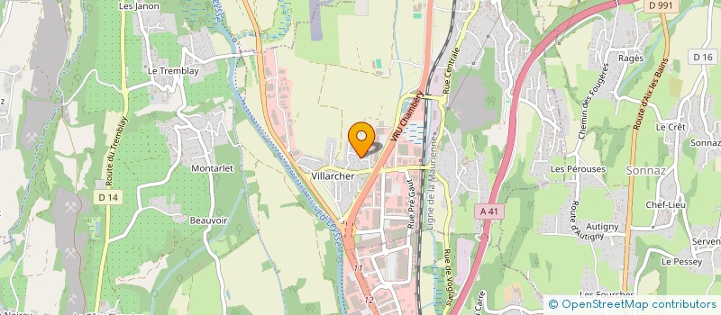 localisation de l'entreprise MADAME NATHALIE VINCENT  VOGLANS