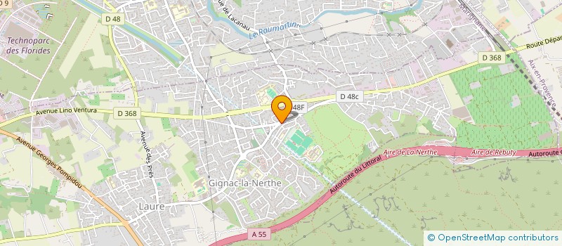 localisation de l'entreprise MADAME NATHALIE VINOT  GIGNAC-LA-NERTHE