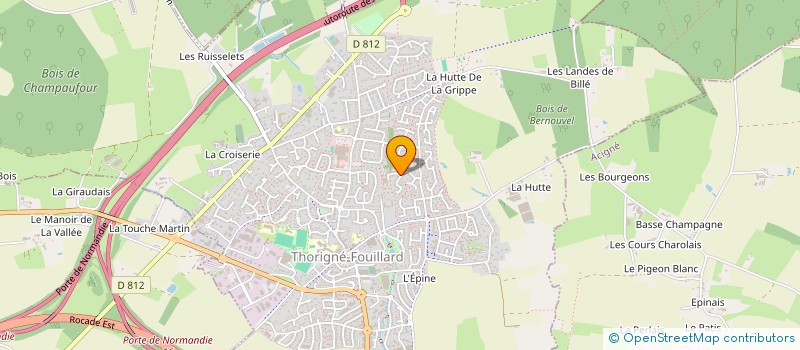 localisation de l'entreprise MADAME NATHALIE VINOUZE à THORIGNE-FOUILLARD