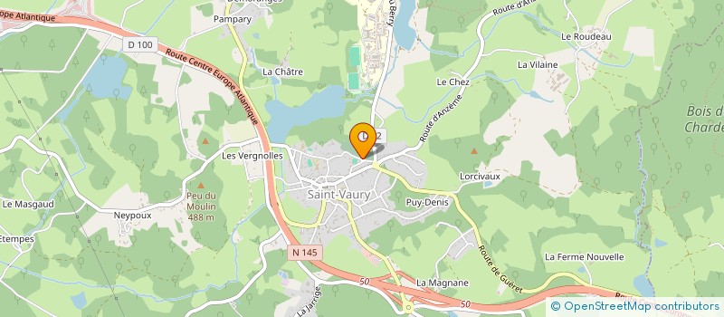 localisation de l'entreprise MADAME NATHALIE VINZANT à SAINT-VAURY
