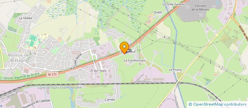 localisation de l'entreprise MADAME NATHALIE VIOLET  MONTOIR-DE-BRETAGNE