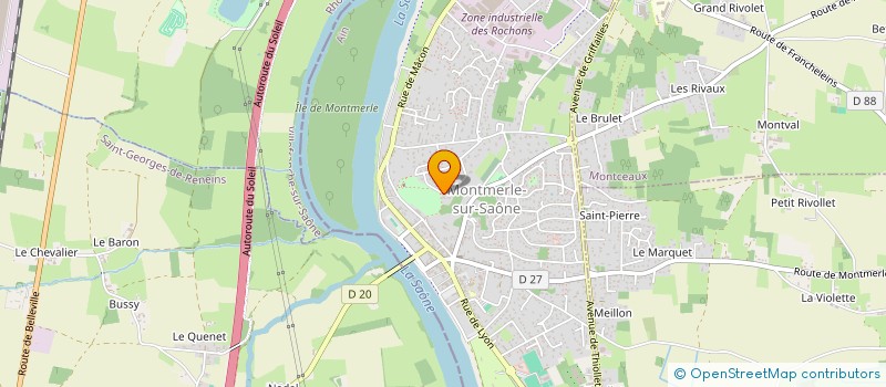 localisation de l'entreprise MADAME NATHALIE VIOLON à MONTMERLE-SUR-SAONE