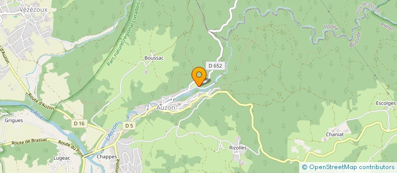 localisation de l'entreprise MADAME NATHALIE VIRAT  AZERAT