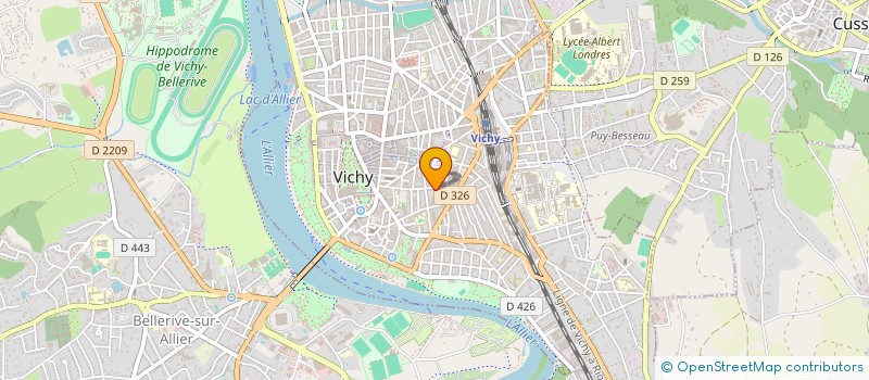localisation de l'entreprise MADAME NATHALIE VISSAC à VICHY