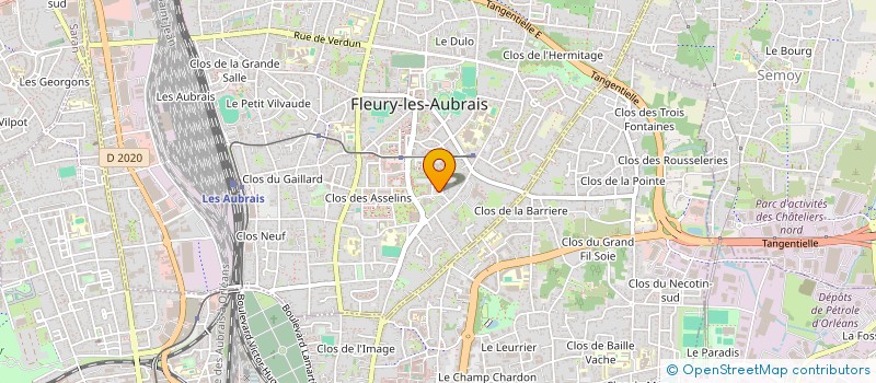 localisation de l'entreprise MADAME NATHALIE VITE à FLEURY-LES-AUBRAIS