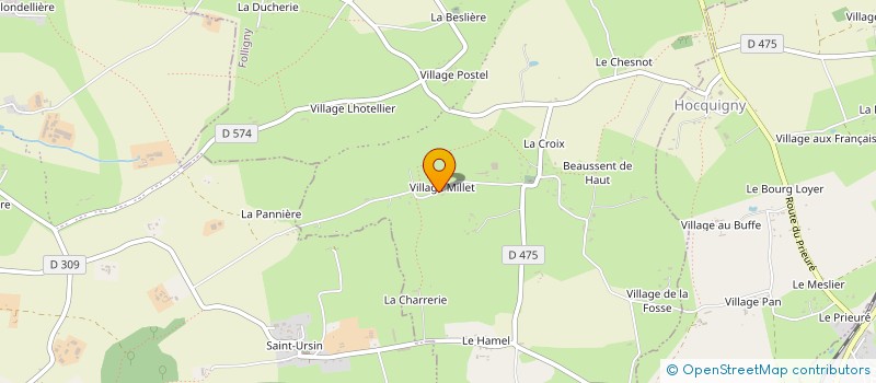 localisation de l'entreprise MADAME NATHALIE VOISIN  EQUILLY