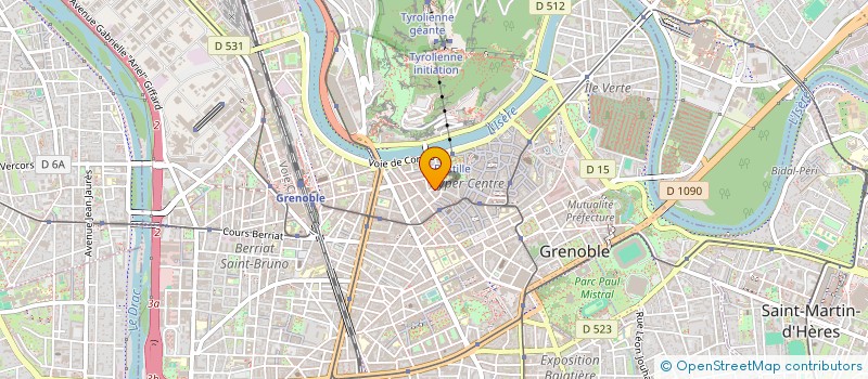 localisation de l'entreprise MADAME NATHALIE VOISINE  GRENOBLE