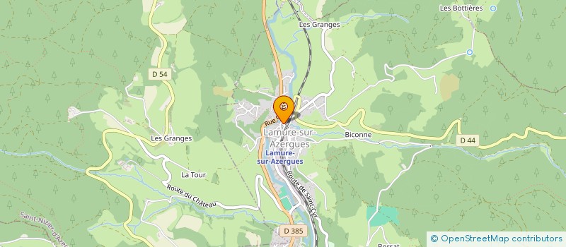 localisation de l'entreprise MADAME NATHALIE VOLAY à LAMURE-SUR-AZERGUES
