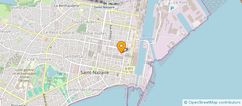 localisation de l'entreprise MADAME NATHALIE VRIGNAUD  SAINT-NAZAIRE